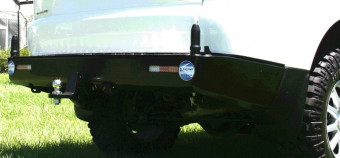 Задний защитный бампер KAYMAR с двумя штоками MITSU Pajero Sport 10+ K3320 - Фото 0