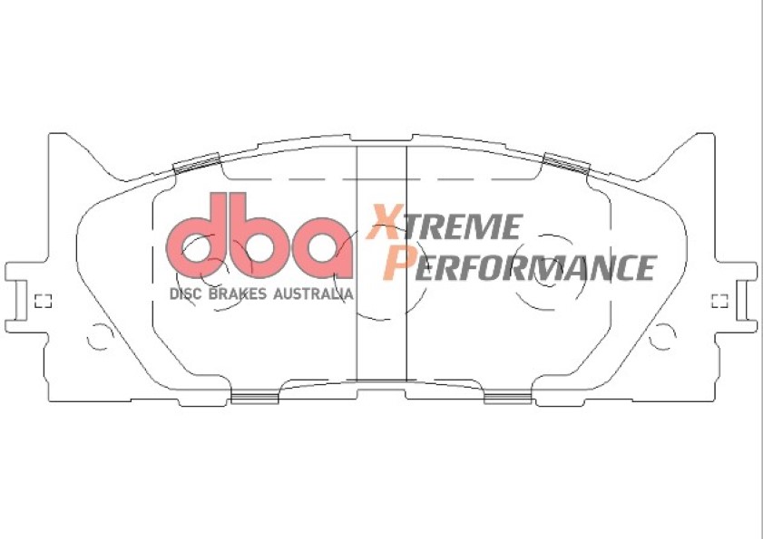 Тормозные колодки DBA Xtreme Performance Toyota Camry XV40/50, передние DB1800XP - Фото 1