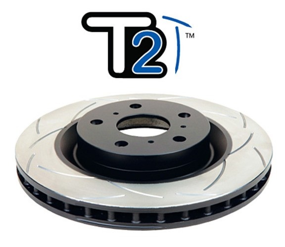 Усиленный вентилируемый Тормозной диск T2 SLOT Mitsubishi Pajero 07+  задний DBA2219S - Фото 0