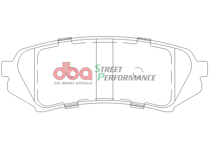 Тормозные колодки DBA Street Performance для Toyota LC100/Lexus LX470, задние DB1383SP - Фото 1