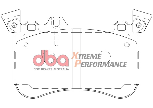 Тормозные колодки DBA Xtreme Performance для Mercedes A-Class(W176) A45 AMG (2.0 Twin Turbo) 2015-2018 передние DB9031XP - Фото 2