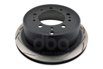 Посилений вентильований гальмівний диск T2 SLOT TLC100 задній DBA789S - Фото 0