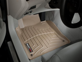 Ковры резиновые WeatherTech Infiniti Q-70 14+ передние беж. 453041