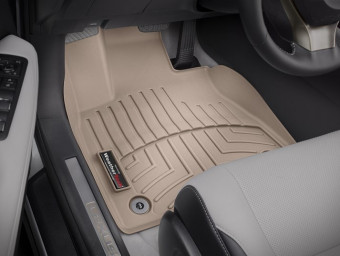 Ковры резиновые WeatherTech Lexus RX 16+ передние беж. 458861