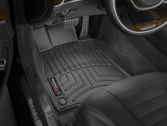 Ковры резиновые WeatherTech MB S (W222) 14+ передние черные 445711