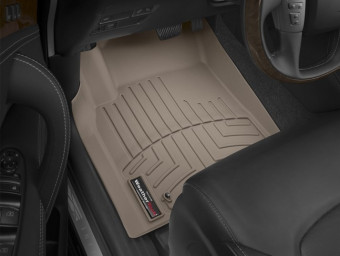 Ковры резиновые WeatherTech Infiniti Qx-80 14+ передние беж. 453361