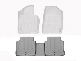 Ковры резиновые WeatherTech Hyundai Sonata 15+ задние серые 466662 - Фото 1