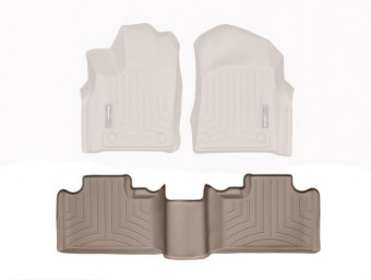 Килимки гумові WeatherTech Jeep Grand Cherokee 16+ задні беж. 453242 - Фото 1