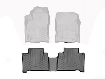 Ковры резиновые WeatherTech Lexus NX 15+ задние черные 447492 - Фото 1