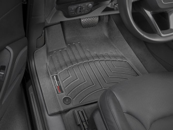 Ковры резиновые WeatherTech Audi Q7 16+ передние черные 448871