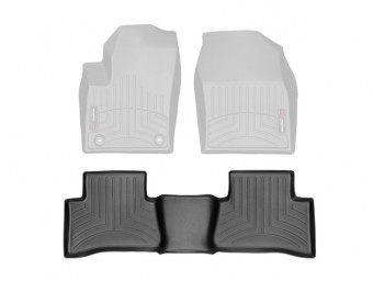 Ковры резиновые WeatherTech Toyota C-HR 17+ (бенз., FWD) задние черные 4411234 - Фото 1