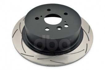 Посилений вентильований гальмівний диск T2 SLOT TOY HIGHLANDER 08+/LEXUS RX350 09+ задній DBA2735S - Фото 0