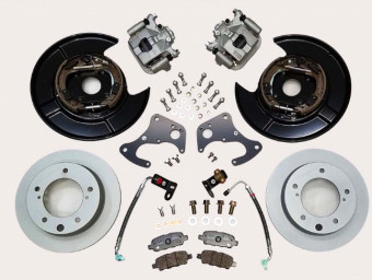 Комплект конверсии задних барабанных тормозов в дисковые Pedders PBCK009X для Suzuki Jimny 18+ - Фото 0