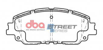 Гальмівні колодки передні DBA Street Series Toyota Camry Hybrid/RAV4 18+ DB2449SS - Фото 1