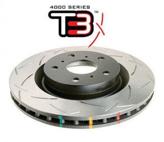 Посилений вентильований гальмівний диск T3 SLOT SUBARU STi/Forester STi, задній DBA46554S-10 (подвiйна свердловка) - Фото 0