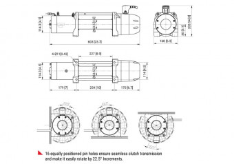 Лебідка COMEUP Slim 9.5rs Trail Edition 12V 4309 кг 295135 - Фото 1