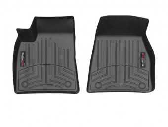 Ковры резиновые WeatherTech Tesla Model S 20+ передние черные 448121 - Фото 0
