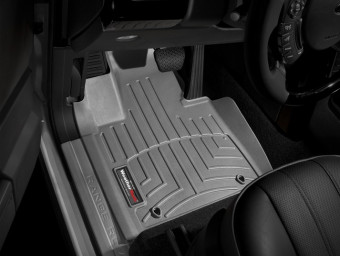 Килимки гумові WeatherTech Range Rover Evoque 12+ передние (5-door, Coupe,  Convertible) сірі 464041 - Фото 0