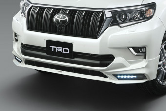 Накладка переднего бампера под покраску, со светодиодами TRD для Toyota LC150 17+ MS341-60002-NP