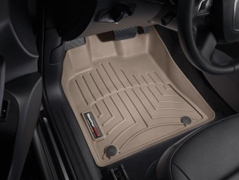 Ковры резиновые WeatherTech Porsche Macan 14+ передние беж. 452301