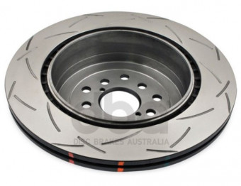 Посилений вентильований гальмівний диск T3 SLOT SUBARU STi/Forester STi, задній DBA46554S-10 (подвiйна свердловка) - Фото 1