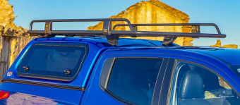 Пластиковий дах на кузов пікапа (гладка поверхня) з підйомними бічними вікнами ARB MITSUBISHI L200 DC 2015+ CLS58C - Фото 1