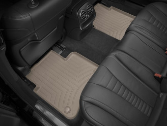 Ковры резиновые WeatherTech MB S (W222) Long 14+ задние беж. 455712