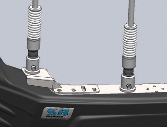 Передній захист Smart для TOY HILUX 2015+ (LED поворот. та габарити) SA173BL171 - Фото 9