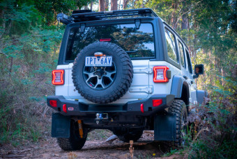Задний защитный бампер Jeep Wrangler JL Sport/Rubicon 2018+ ARB 5650400 - Фото 0