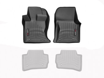 Ковры резиновые WeatherTech Jaguar F-pace 17+ передние черные 449631