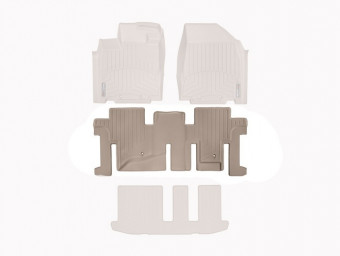 Ковры резиновые WeatherTech Infiniti Qx-60 14+ задние беж. 454452 - Фото 1