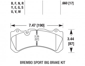 Передние тормозные колодки BREMBO GT LC200/LX570/MB XA5.71.L2 - Фото 1