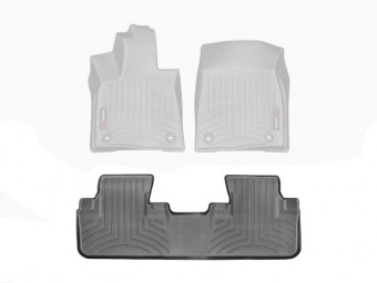 Ковры резиновые WeatherTech Lexus RX 16+ задние черные 448862 - Фото 1