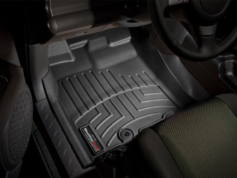 Ковры резиновые WeatherTech Toyota FJ Cruiser 11+ АКПП передние черные 446041 - Фото 0